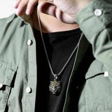 Tiger Head Pendant Men's Personalized Necklace – Jewelry Gift Ideas — 2