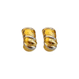 Real Gold Plated Silver Needle Pleated Croissant – Meaningful Gifts — 5