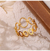Simple Hollow-out Line Stitching Titanium Steel – Holiday Gift Ideas — 7