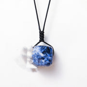 East China Sea Natural Crystal Square Pendant – Jewelry Gift Ideas — 3