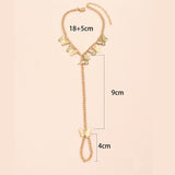 Handmade Sequin Chain Ring Link Bracelet – Jewelry Gift Ideas — 3