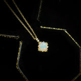 Opal Court Style Glow Gold Plated 14k Yellow Gold – Jewelry Gift Ideas — 1