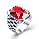 Retro Fashion Personality Gemstone Men's Titanium – Stylish Gifts — 7