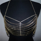 Women's Fashion Rhinestone Bra Body Chain – Stylish Gifts — 3