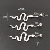 Belly Button Nails With Sterling Silver Snake – Special Occasion Gifts — 4