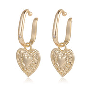 Earrings Frosted Shell Beads Solid Color – Useful Gifts — 1