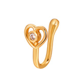 Non-pierced U-shaped Nose Clip Copper Inlaid – Jewelry Gift Ideas — 16