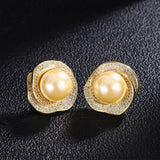 18K Gold Shell Beads Rose Geometric Women's Suit – Gifts for Her — 2