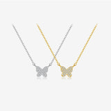 S925 Sterling Silver Butterfly Micro Zircon-laid – Jewelry Gift Ideas — 4