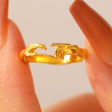 Opening Adjustable Two-hand Rings Fashion Personality – Stylish Gifts — 7