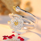 Fashion Simple And Creative Lotus Ring Female – Stylish Gifts — 1