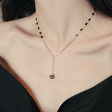 Crystal Round Diamond Pendant Necklace – Jewelry Gift Ideas — 3