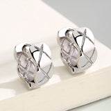 Anti-allergic Fashion Rhombus Ear Buckle – Stylish Gifts — 4