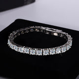 S925 Sterling Silver Moissanite Tennis Bracelet – Jewelry Gift Ideas — 4