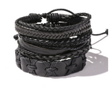 Retro Personalized Cowhide Punk Bracelet Bracelet – Jewelry Gift Ideas — 6