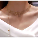Double Bead Pendant Necklace Women's Fashion – Jewelry Gift Ideas — 3