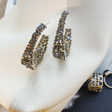 Generous Rhinestone C-shaped Semicircle Premium Sense – Stylish Gifts — 3