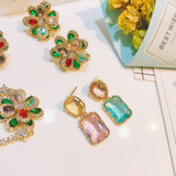 Vintage Elegant Camellia Flower Earrings Female – Gifts for Her — 3