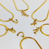 Women's Stainless Steel Necklace With Letter – Jewelry Gift Ideas — 1