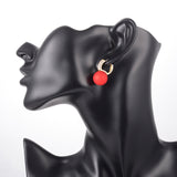 Earrings Frosted Shell Beads Solid Color – Everyday Gifts — 2