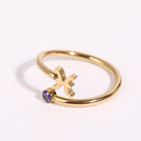 Constellation Symbol Birthstone Ring – Holiday Gift Ideas — 5