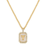 English Letter Fashion Commuter Diamond Necklace – Jewelry Gift Ideas — 17
