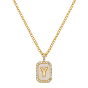 English Letter Fashion Commuter Diamond Necklace – Jewelry Gift Ideas — 17