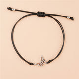 Butterfly Wax Line Woven Adjustable Card Bracelet – Jewelry Gift Ideas — 2
