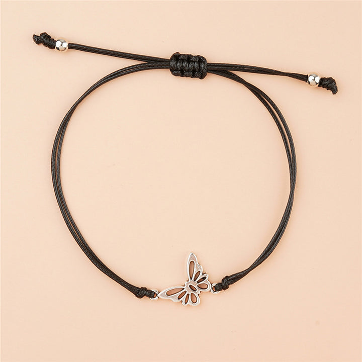 Butterfly Wax Line Woven Adjustable Card Bracelet – Jewelry Gift Ideas — 2