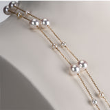 Mixed Color Star Pearl Sweater Necklace – Jewelry Gift Ideas — 2