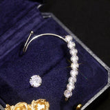 Super Flash Zircon Ear Clips And Ear Studs Female – Gifts for Her — 2