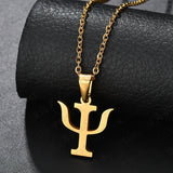 Simple Versatile Necklace Psychology PSI Symbol – Jewelry Gift Ideas — 2