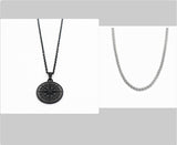 Stainless Steel Compass Compass Hip Hop Pendant – Jewelry Gift Ideas — 3