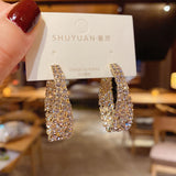 Vintage Baroque Rhinestone Exaggerated Silver Stud – Meaningful Gifts — 4