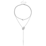 Double Ring Clavicle Chain Tassel Long Stick – Jewelry Gift Ideas — 8
