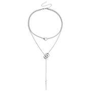 Double Ring Clavicle Chain Tassel Long Stick – Jewelry Gift Ideas — 8
