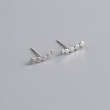 Simple Round Point S925 Sterling Silver Earrings – Useful Gifts — 3