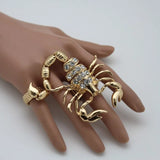 Halloween Exaggerated Diamond Scorpion Chain Ring – Useful Gifts — 5
