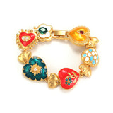 Retro Colorful Artistic Love Carved Embossed – Jewelry Gift Ideas — 2