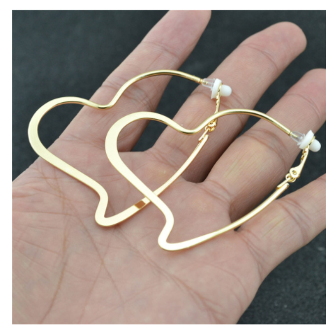 Big Circle Earrings Love Style Personality – Stylish Gifts — 1