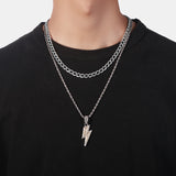 Hip Hop Full Drill Lightning Pendant Trendy – Jewelry Gift Ideas — 6