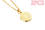 Stainless Steel Rhinestone Prayer English – Jewelry Gift Ideas — 8