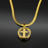 Stylish Retro Minimalism All-match Glass Cross – Jewelry Gift Ideas — 7