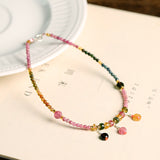 Sterling Silver With Natural Tourmaline Women's – Gifts for Her — 2
