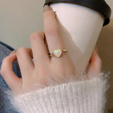 Women's Temperament White Fritillaria Ring – Gifts for Her — 2