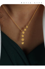 Natural XINGX-shaped Tassel Temperamental Pendant – Jewelry Gift Ideas — 12