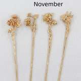 Antique Material Flower Season Hairpin – Stylish Gifts — 7