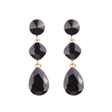 Women's Drop Shape Glass Gemstone Earrings – Gifts for Her — 6