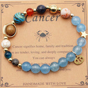 Twelve Constellations Bracelets Natural Stone Beaded – Practical Gifts — 17