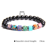 Natural Stone Bead Bracelet Men's Square Emperor – Jewelry Gift Ideas — 10